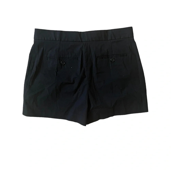 Theory Rileena Asymmetrical Black Skort Cotton 4 - Picture 4 of 6